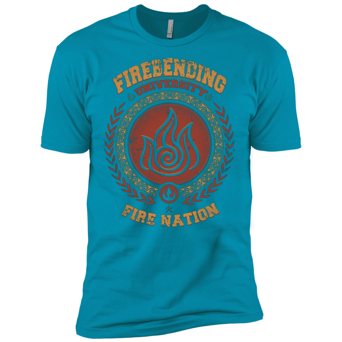 T-Shirts Turquoise / X-Small Firebending university Men's Premium T-Shirt