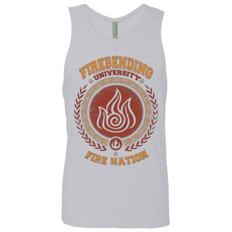 T-Shirts Heather Grey / Small Firebending university Men's Premium Tank Top