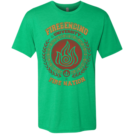 T-Shirts Envy / Small Firebending university Men's Triblend T-Shirt