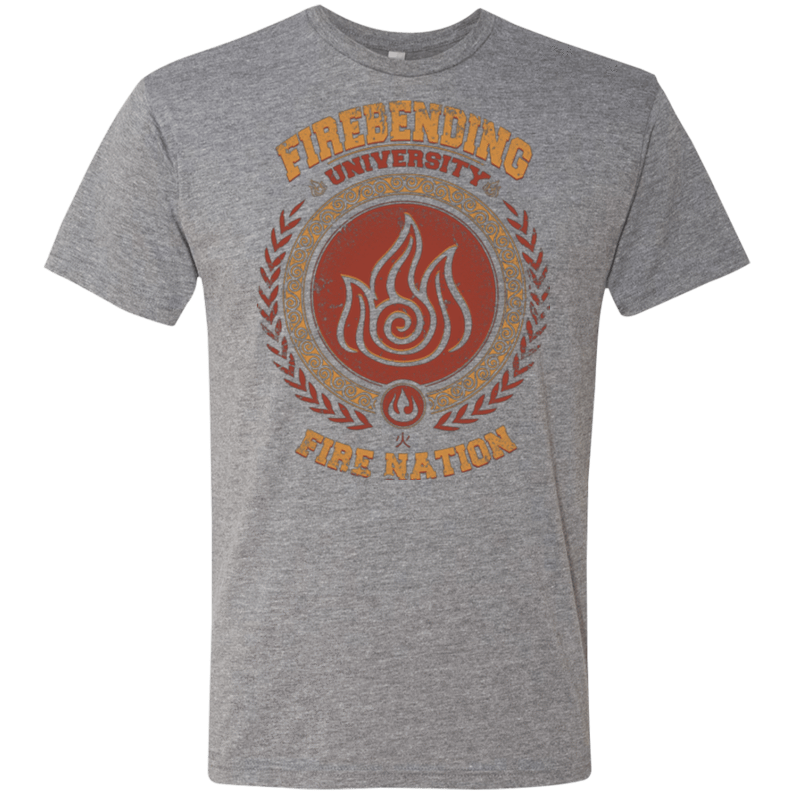 T-Shirts Premium Heather / Small Firebending university Men's Triblend T-Shirt