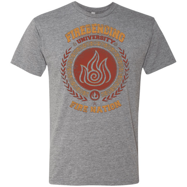 T-Shirts Premium Heather / Small Firebending university Men's Triblend T-Shirt