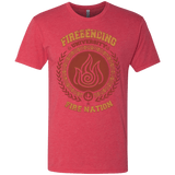 T-Shirts Vintage Red / Small Firebending university Men's Triblend T-Shirt