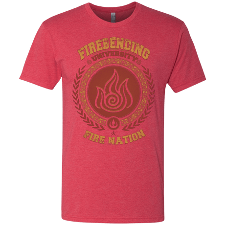 T-Shirts Vintage Red / Small Firebending university Men's Triblend T-Shirt