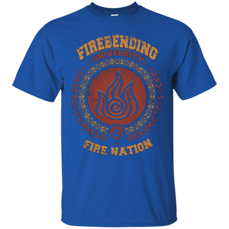 T-Shirts Royal / Small Firebending university T-Shirt