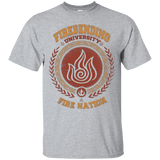 T-Shirts Sport Grey / Small Firebending university T-Shirt