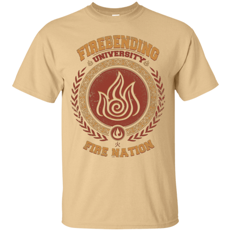 T-Shirts Vegas Gold / Small Firebending university T-Shirt