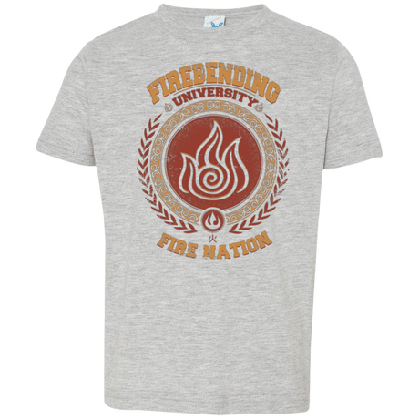 T-Shirts Heather / 2T Firebending university Toddler Premium T-Shirt