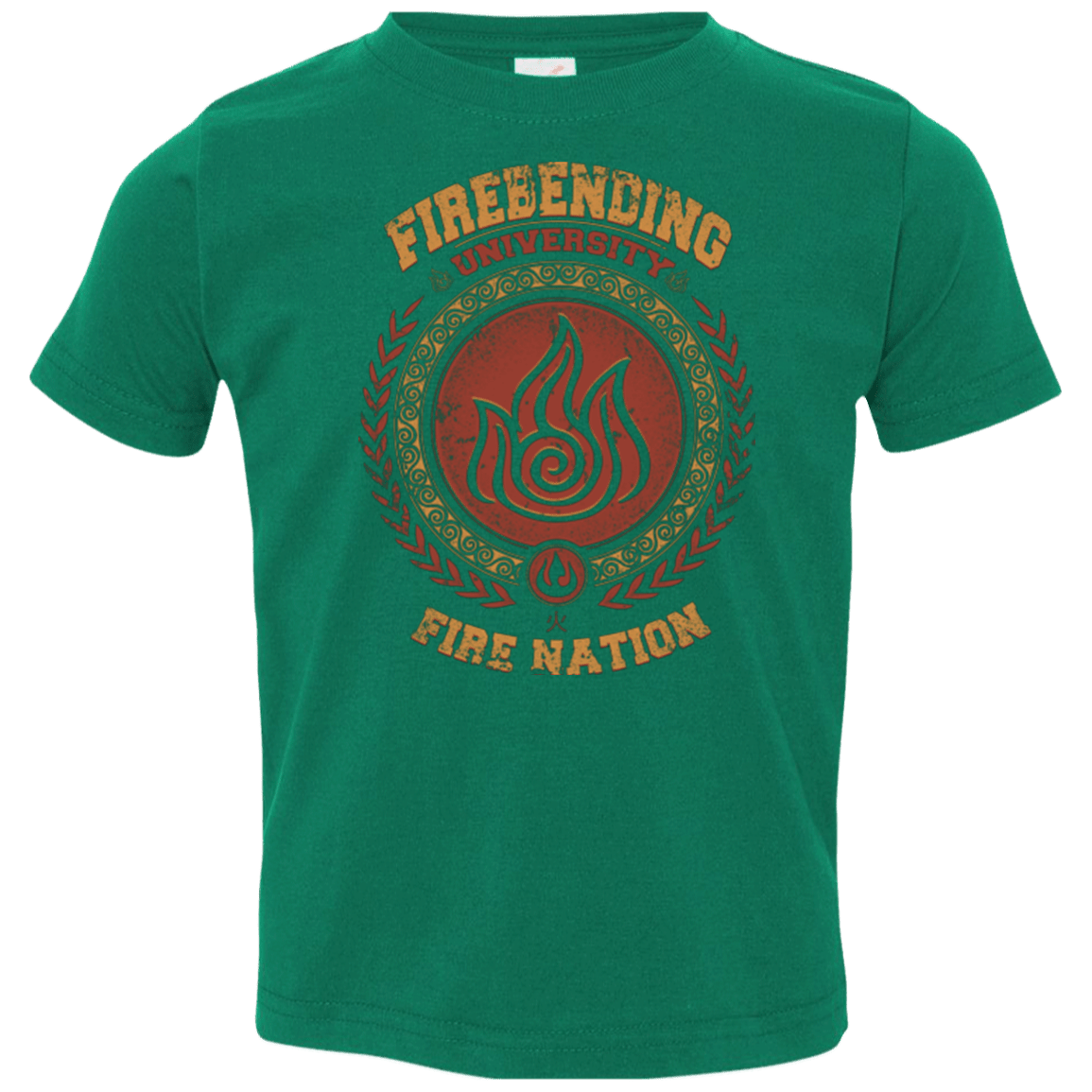 T-Shirts Kelly / 2T Firebending university Toddler Premium T-Shirt