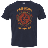 T-Shirts Navy / 2T Firebending university Toddler Premium T-Shirt