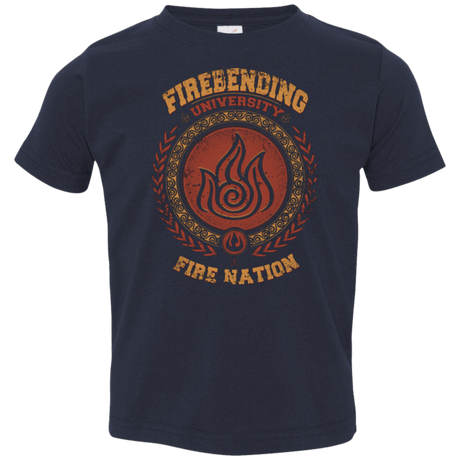 T-Shirts Navy / 2T Firebending university Toddler Premium T-Shirt