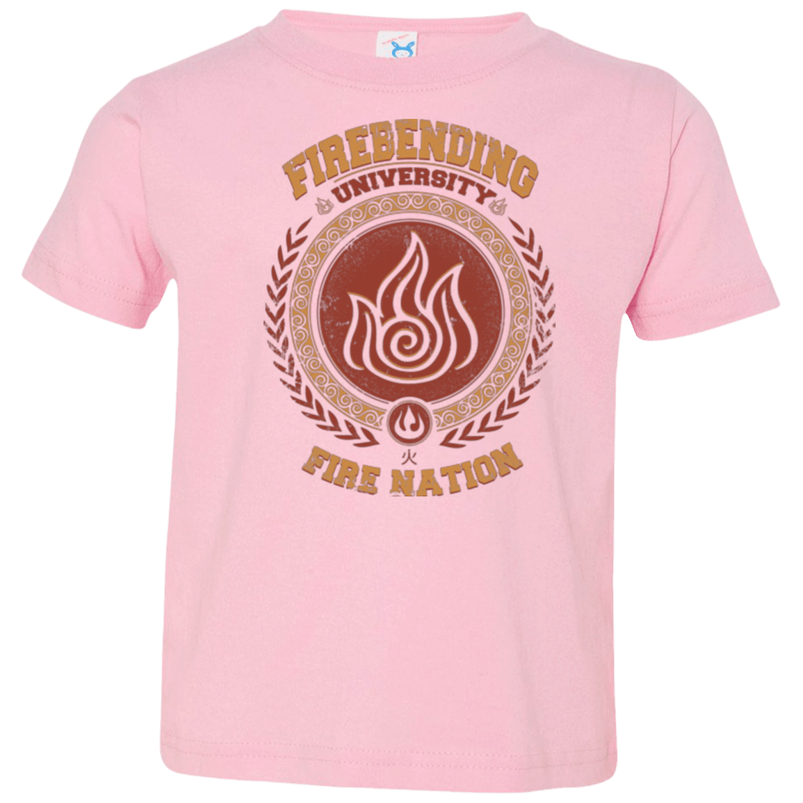 T-Shirts Pink / 2T Firebending university Toddler Premium T-Shirt
