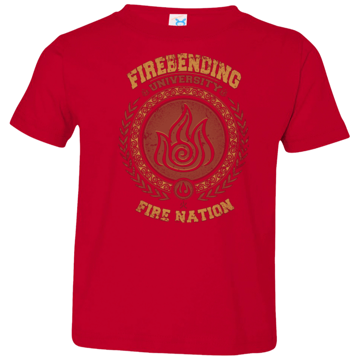 T-Shirts Red / 2T Firebending university Toddler Premium T-Shirt