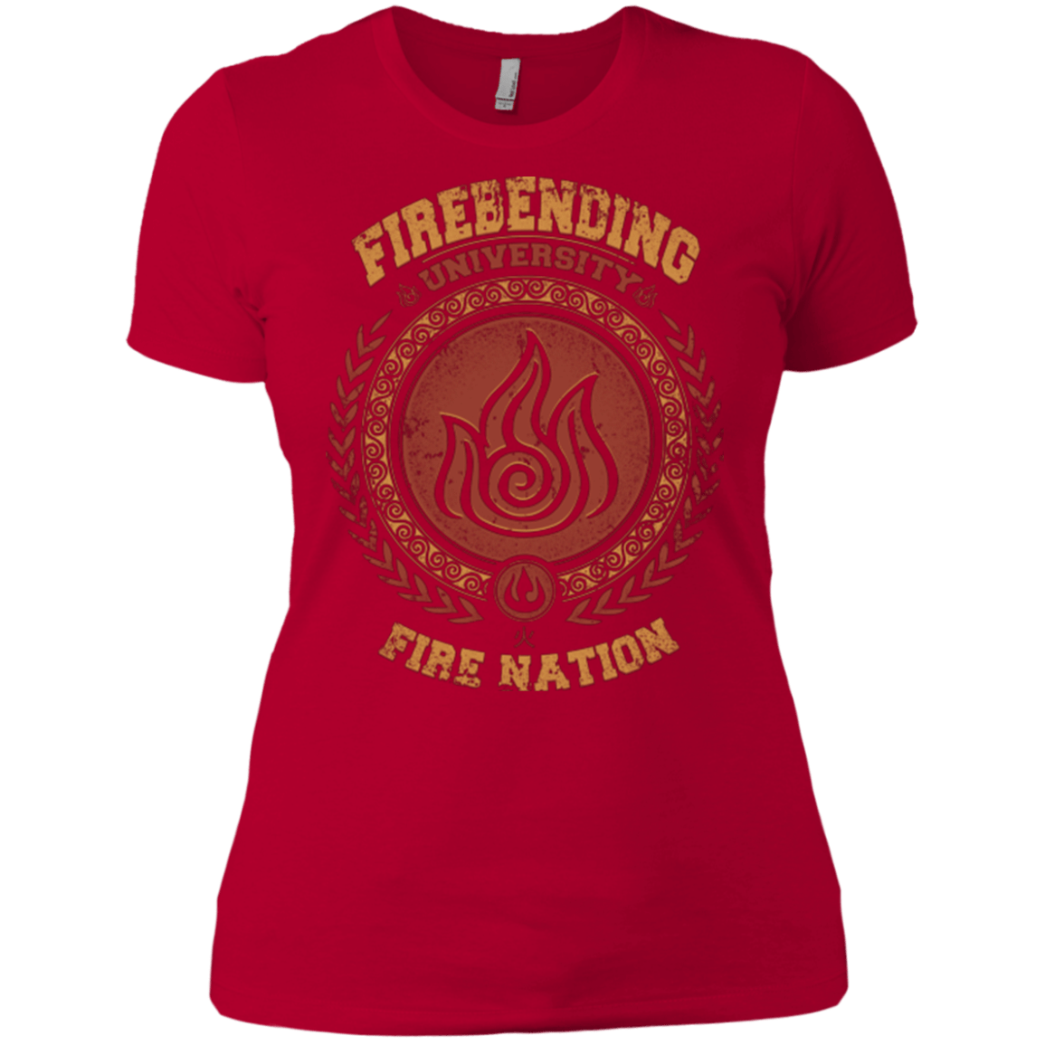 T-Shirts Red / X-Small Firebending university Women's Premium T-Shirt
