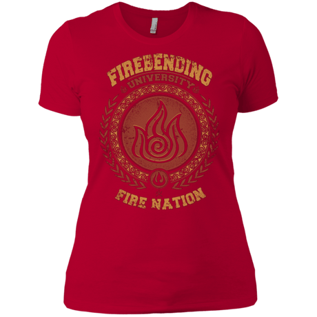 T-Shirts Red / X-Small Firebending university Women's Premium T-Shirt