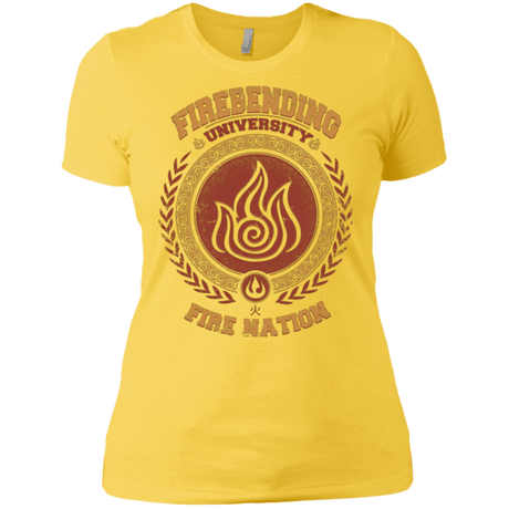 T-Shirts Vibrant Yellow / X-Small Firebending university Women's Premium T-Shirt