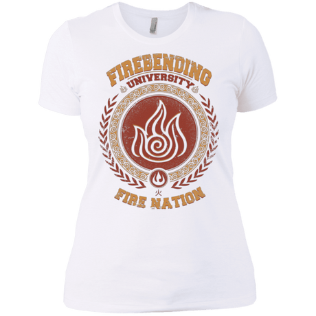 T-Shirts White / X-Small Firebending university Women's Premium T-Shirt