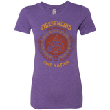 T-Shirts Purple Rush / Small Firebending university Women's Triblend T-Shirt
