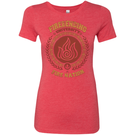 T-Shirts Vintage Red / Small Firebending university Women's Triblend T-Shirt