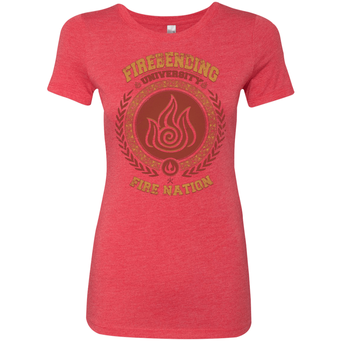 T-Shirts Vintage Red / Small Firebending university Women's Triblend T-Shirt