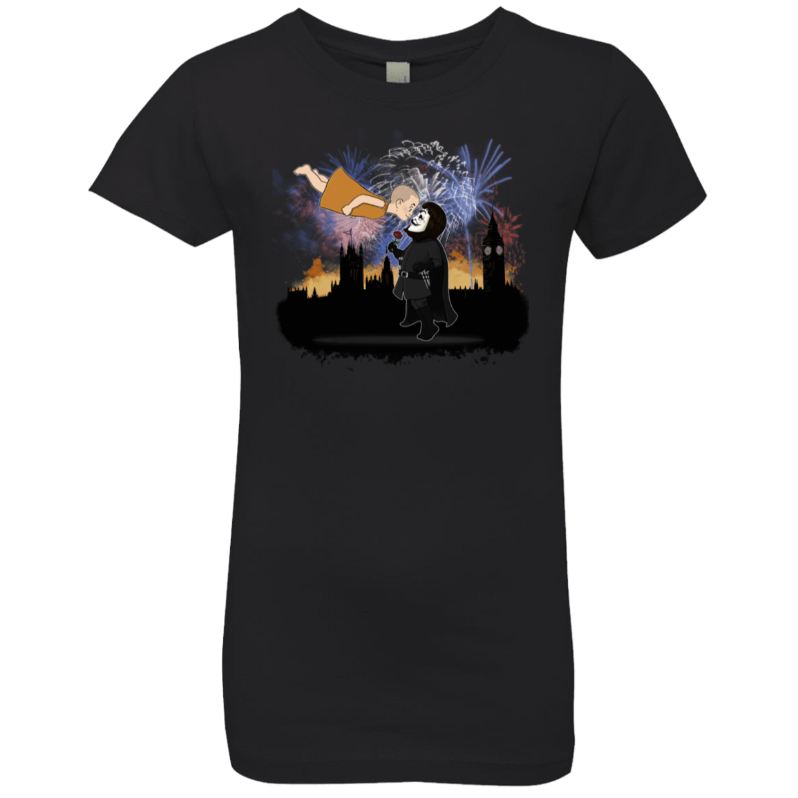 T-Shirts Black / YXS Fireworks Girls Premium T-Shirt