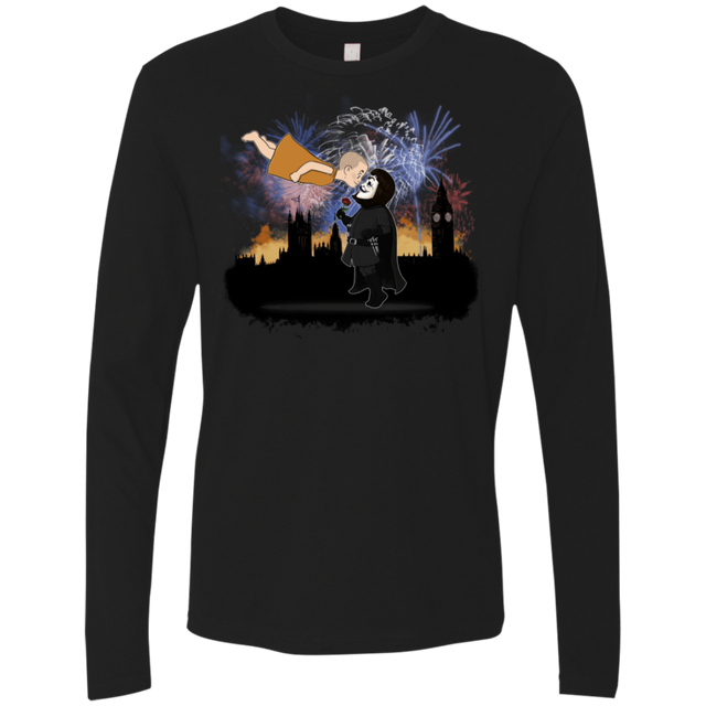 T-Shirts Black / S Fireworks Men's Premium Long Sleeve