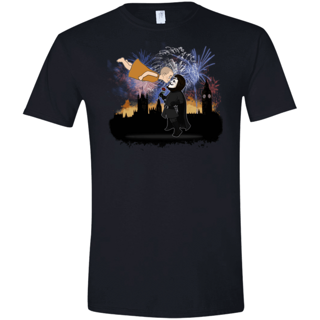 T-Shirts Black / X-Small Fireworks Men's Semi-Fitted Softstyle