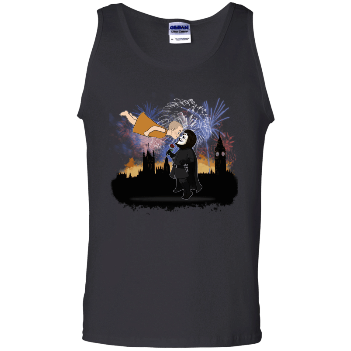 T-Shirts Black / S Fireworks Men's Tank Top