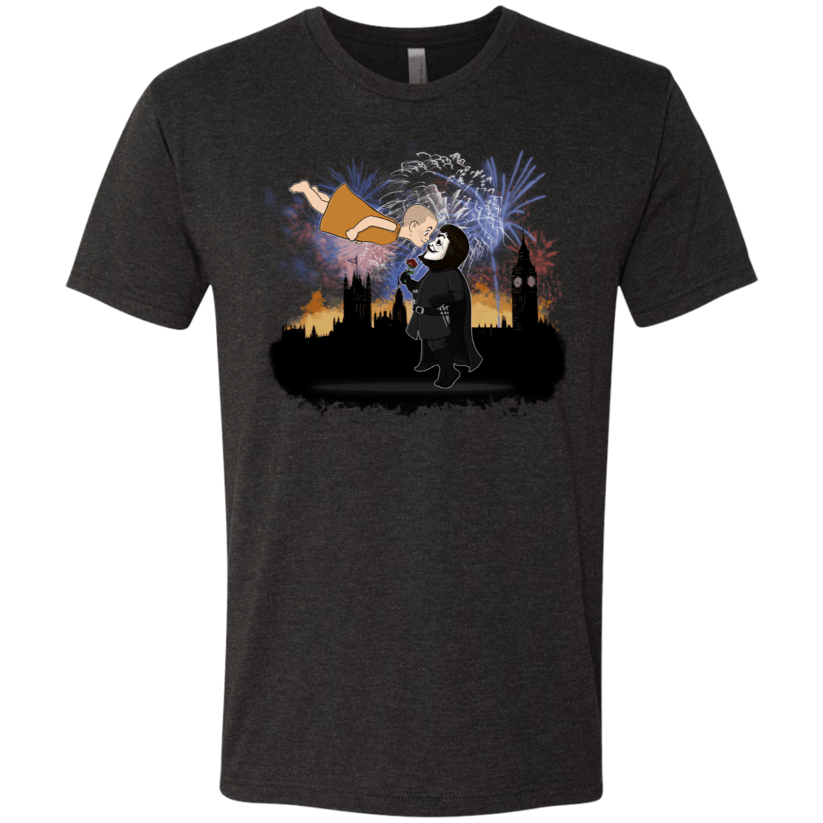 T-Shirts Vintage Black / S Fireworks Men's Triblend T-Shirt