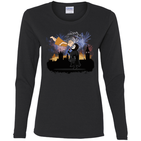 T-Shirts Black / S Fireworks Women's Long Sleeve T-Shirt