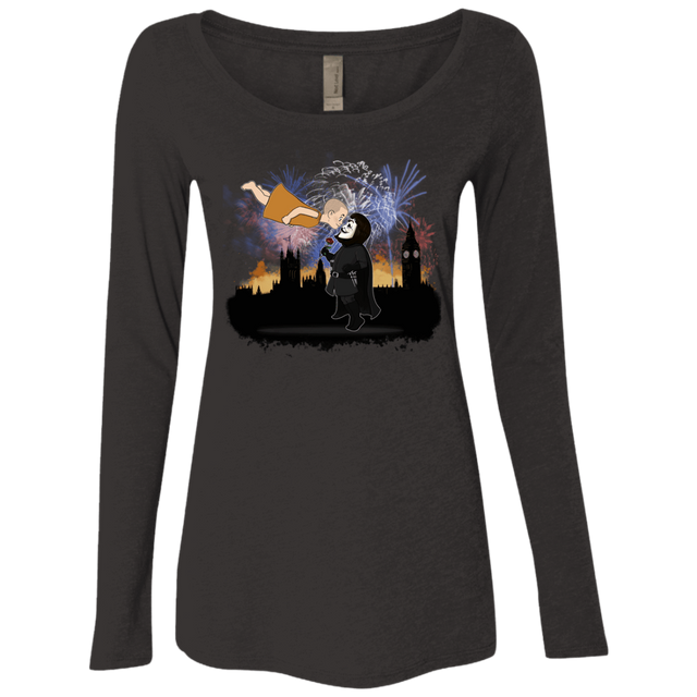 T-Shirts Vintage Black / S Fireworks Women's Triblend Long Sleeve Shirt