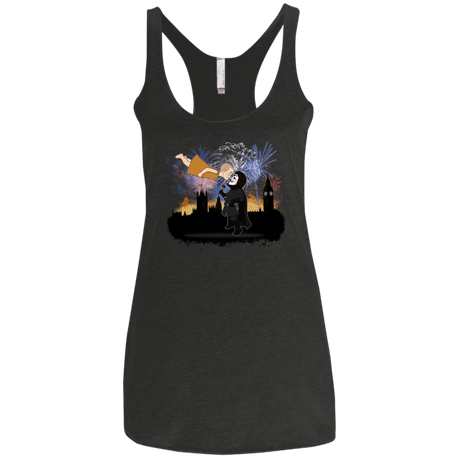 T-Shirts Vintage Black / X-Small Fireworks Women's Triblend Racerback Tank
