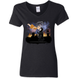 T-Shirts Black / S Fireworks Women's V-Neck T-Shirt