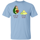 T-Shirts Light Blue / S First Gym Day Avocado T-Shirt