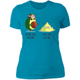 T-Shirts Turquoise / S First Gym Day Avocado Women's Premium T-Shirt
