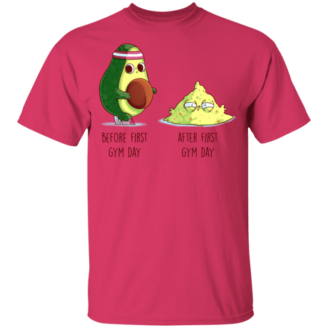T-Shirts Heliconia / YXS First Gym Day Avocado Youth T-Shirt
