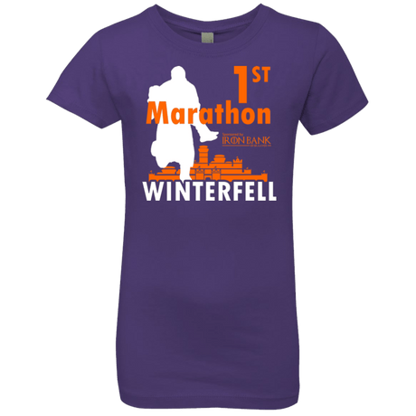 T-Shirts Purple Rush / YXS First marathon Girls Premium T-Shirt