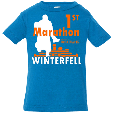 T-Shirts Cobalt / 6 Months First marathon Infant Premium T-Shirt