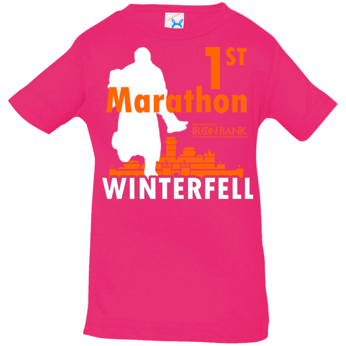 T-Shirts Hot Pink / 6 Months First marathon Infant Premium T-Shirt