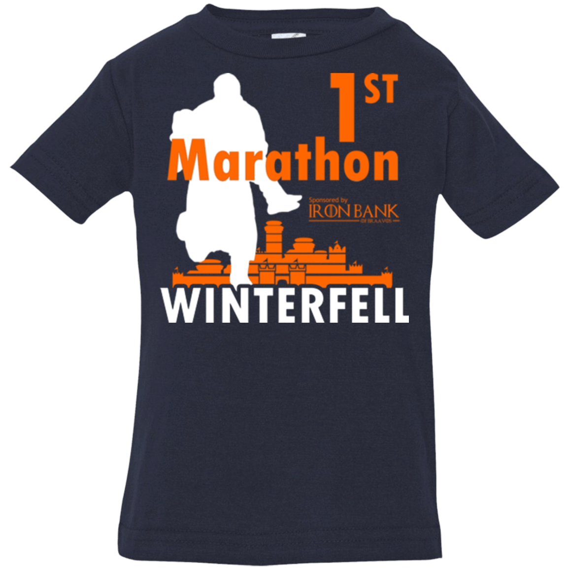 T-Shirts Navy / 6 Months First marathon Infant Premium T-Shirt