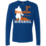 T-Shirts Royal / Small First marathon Men's Premium Long Sleeve