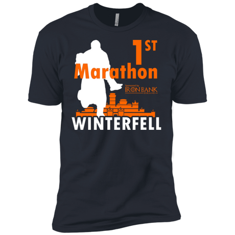 T-Shirts Indigo / X-Small First marathon Men's Premium T-Shirt