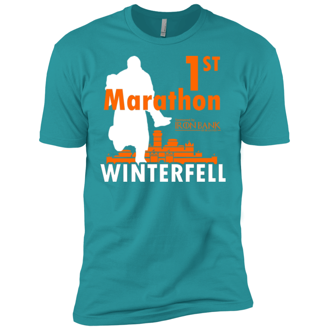 T-Shirts Tahiti Blue / X-Small First marathon Men's Premium T-Shirt