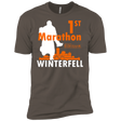 T-Shirts Warm Grey / X-Small First marathon Men's Premium T-Shirt