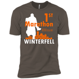T-Shirts Warm Grey / X-Small First marathon Men's Premium T-Shirt
