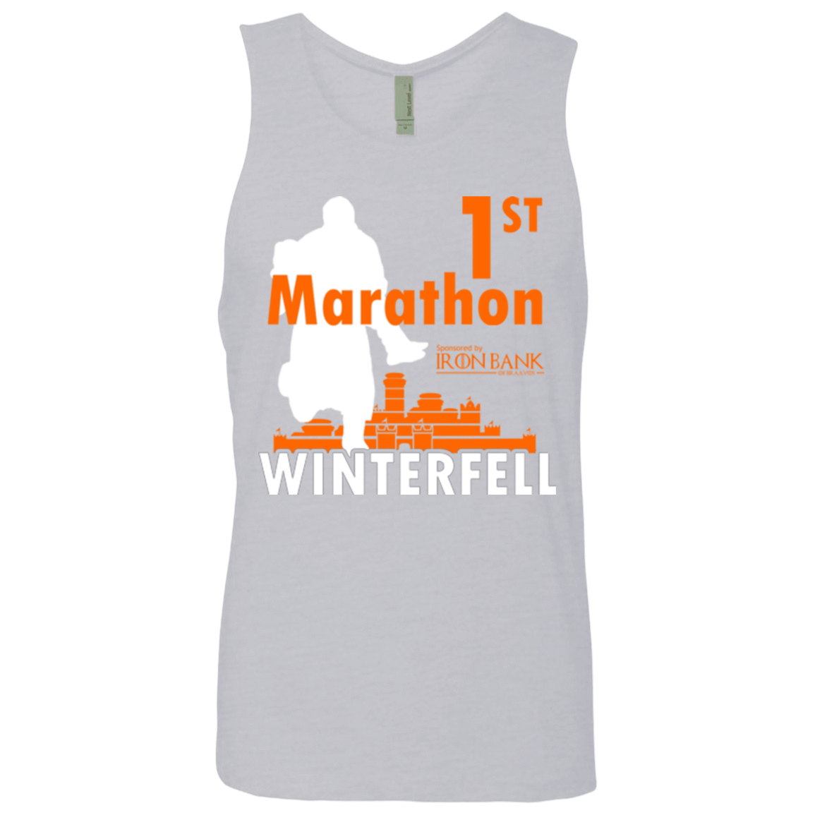 T-Shirts Heather Grey / Small First marathon Men's Premium Tank Top