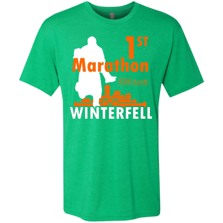 T-Shirts Envy / Small First marathon Men's Triblend T-Shirt