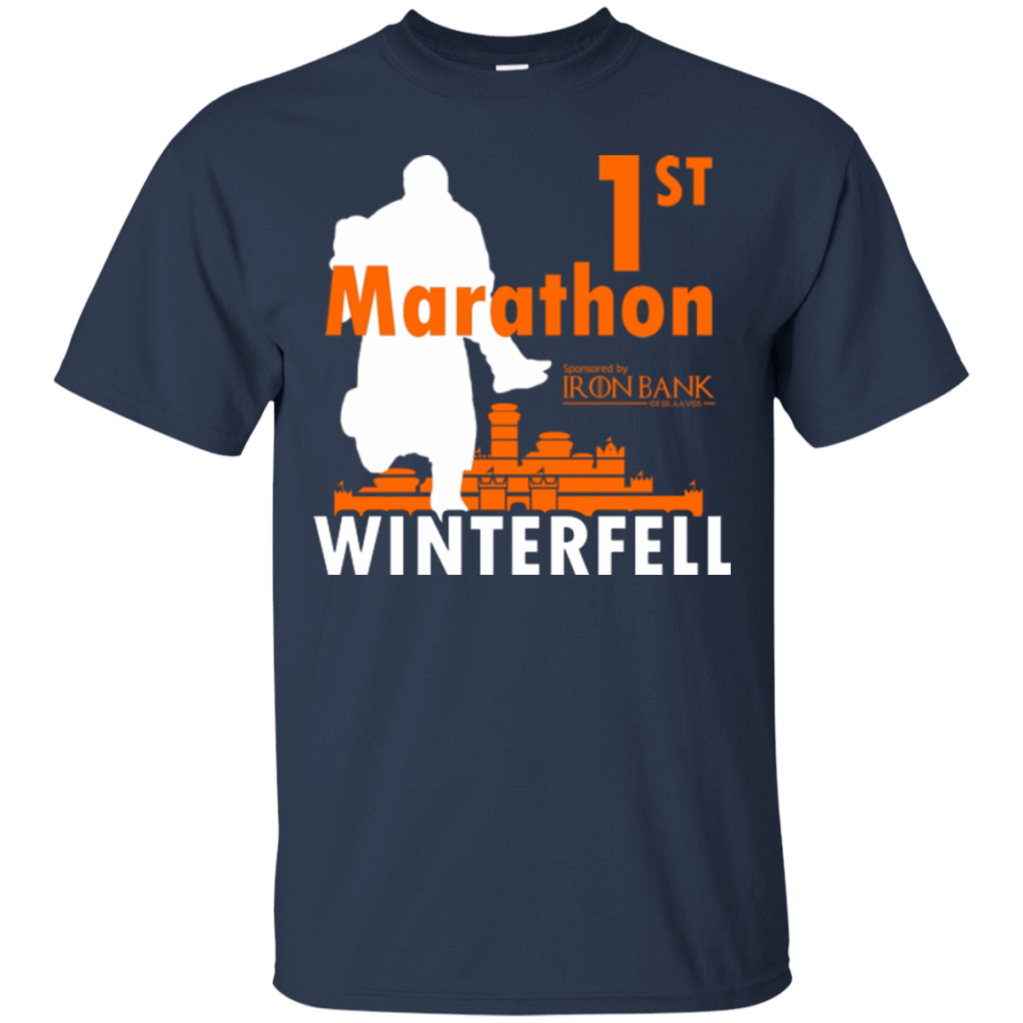 T-Shirts Navy / Small First marathon T-Shirt