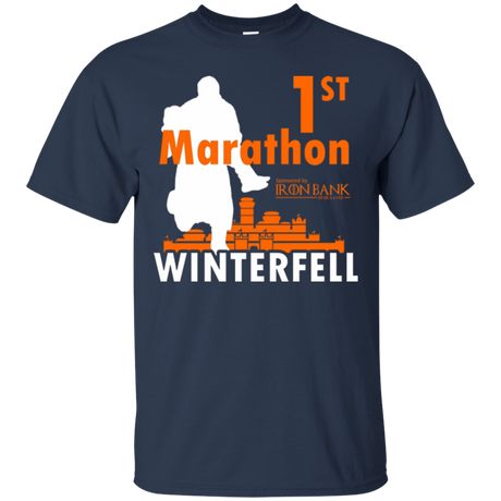 T-Shirts Navy / Small First marathon T-Shirt
