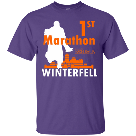 T-Shirts Purple / Small First marathon T-Shirt