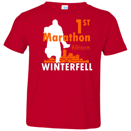 T-Shirts Red / 2T First marathon Toddler Premium T-Shirt